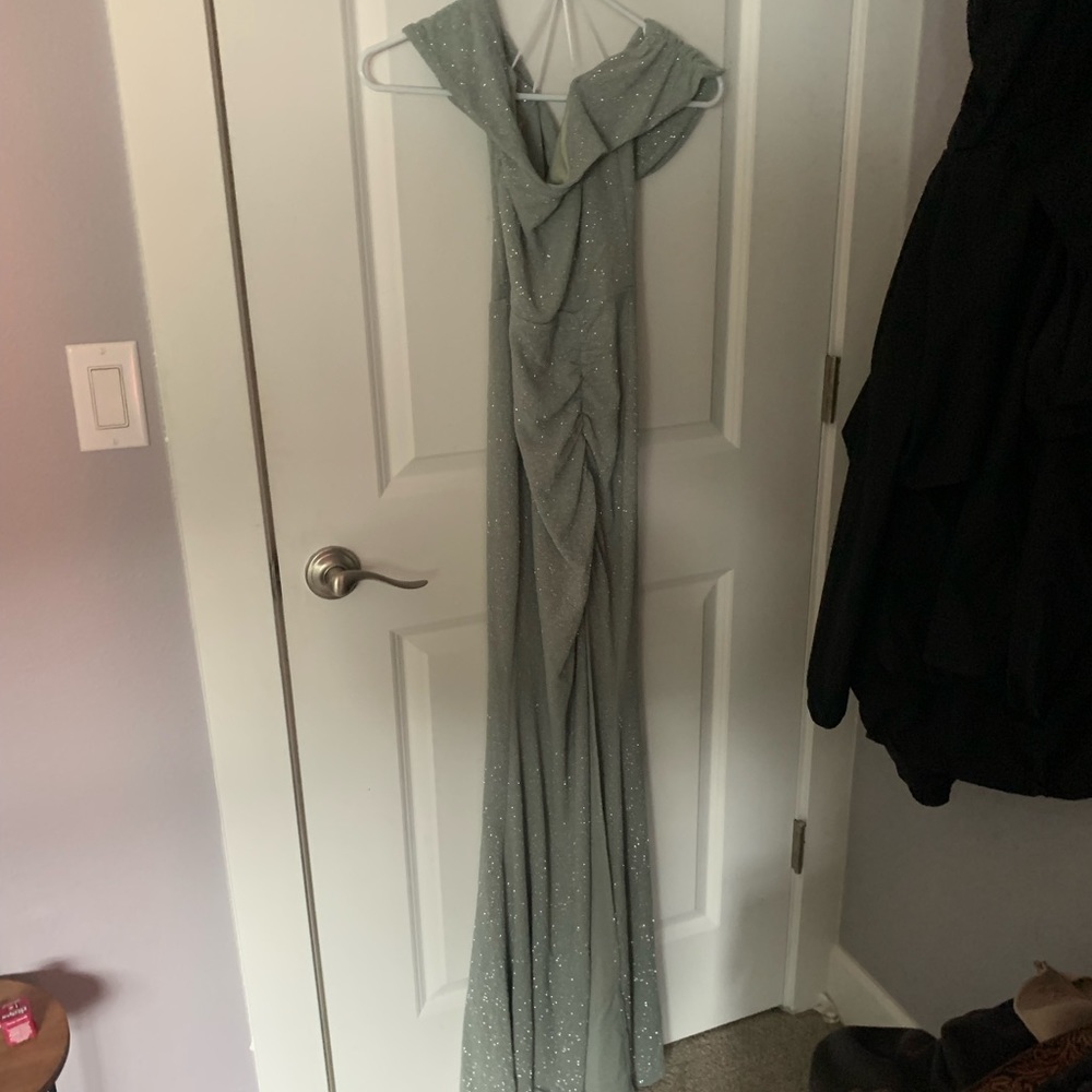 Floor length prom dress